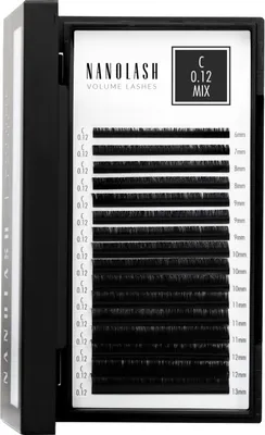 Produktbild von VOLUME LASHES falsche Wimpern 0,12 C #6-13 mm 1 Stck