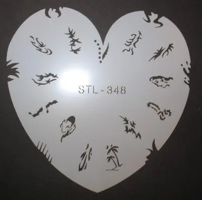 Produktbild von Airbrush-Schablone STL-348