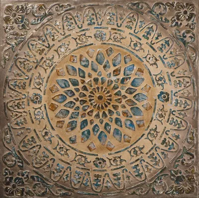 Produktbild von ArtUniverse Leinwandbild Mandala Oriental 100 x 100 cm