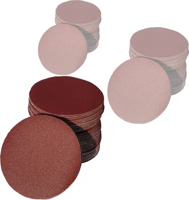 Produktbild von 100x Klett Schleifscheiben Ø150mm Körnung P120 Schleifpapier Trockenbauschleifer BOHRFUX
