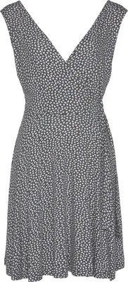 Produktbild von s.Oliver Strandkleid anthrazit-rosa-bedruckt Größe 48