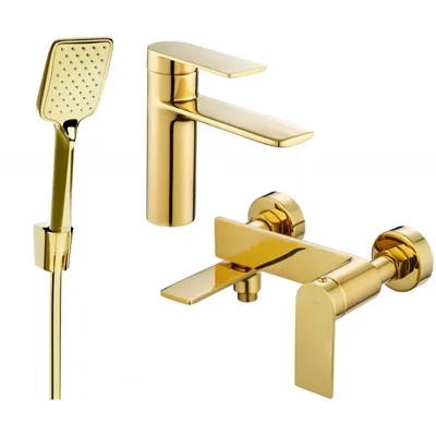 Obrázok produktu pre Mexen Zero R62 vaňová súprava, zlatá - 71103R62-50