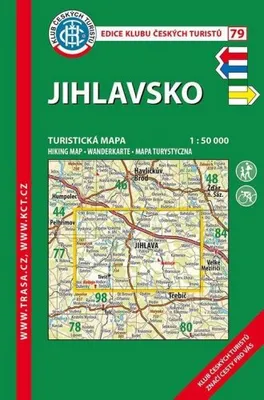 Obrázek produktu pro KČT 79 Jihlavsko 1:50 000 / turistická mapa (2022)
