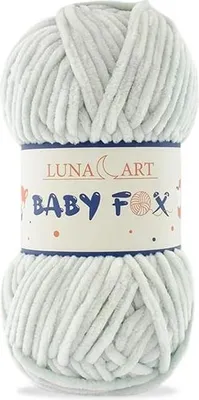 Produktbild von Luna Art Baby Fox Wolle 100g, sanft & plüschig, ideal für Babyprojekte