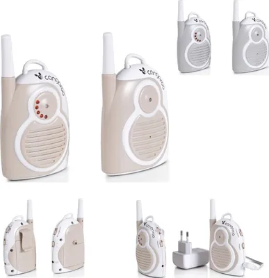 Produktbild von Cangaroo baby monitor Mommy's Sense zasięg do 1,3 km, 2 kanały wskaźnik naładowania baterii beżowy