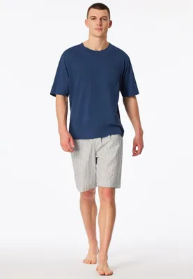 Produktbild von Schiesser Herren T-Shirt Rundhals Gr. 52 atlantikblau