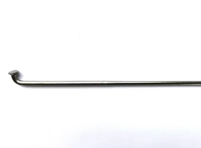 Rayon DT Swiss Champion 1.8 x 298 argent avec embout