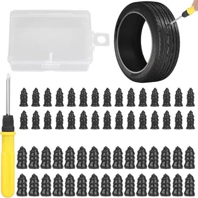 Produktbild von Famanu Bandenreparaturset 60-teilig - Für Auto, Motorrad und Fahrrad