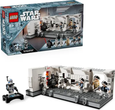 Produktbild von LEGO Star Wars Das Entern der Tantive IV, Bauspielzeug zum Film Eine neue Hoffnung, Fantasy-Spielset für Kinder zum Sammeln, Geschenk-Idee für Jungen und Mädchen ab 8 Jahren sowie für Sammler 75387