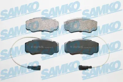 Produktbild von SAMKO 5SP1662 Bremsbelagsatz, Scheibenbremse x
