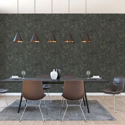 Produktbild von Tapete Camilla Dschungel M1-No.11093 Vlies Grün Schwarz Tadessi 10.05 m x 0.53 m