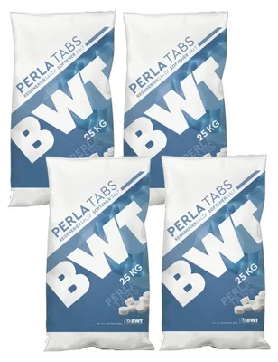 Produktbild von BWT Perla-Tabs, Tablettensalz, für Weichwasseranlagen, Sack mit 25kg, 4 Stk.