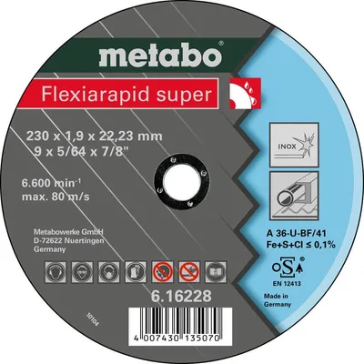 Produktbild von Metabo  Flexiarapid super 230x1,9x22,23 Inox, 616228000