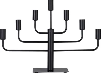Produktbild von LED - Fensterleuchter "Pix", 7flammig, Farbe schwarz, E14 (924913206)