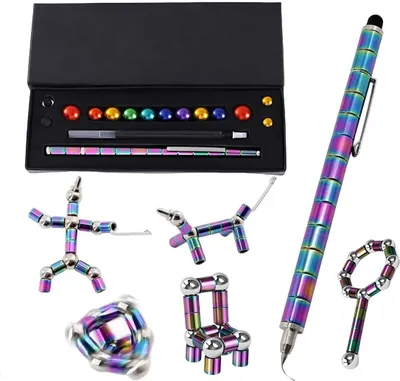 Productafbeelding van Stiften - Set magneetstift - Geschenken fidget-gelpen - Uniek verjaardagscadeau voor kinderen en tieners - 7 jaar