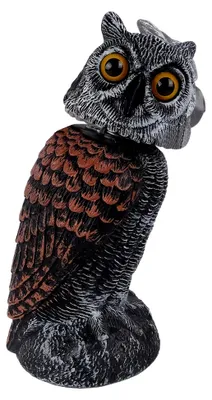 Produktbild von Eulenköder - Realistische Vogelschreckung mit rotierendem Kopf