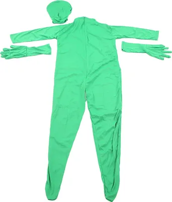 Obrázek produktu pro Oblek pro zelené plátno, celotělový oblek, plně rozdělený design pro fotografování, film, video, 170 cm