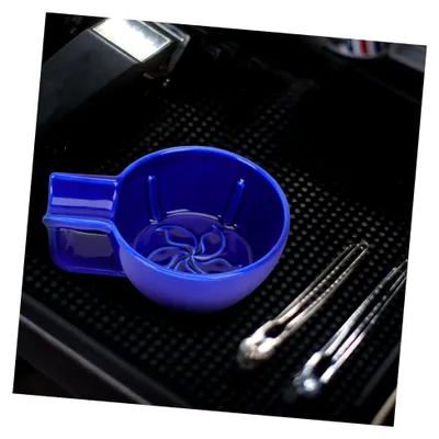 Imagen del producto de Recipiente de cerámica para afeitado, diseño ergonómico y duradero, ideal para uso doméstico. Plato para jabón de afeitar, accesorio para el afeitado