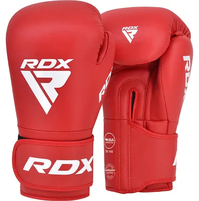 Produktbild von RDX IBA Boxhandschuhe für Amateur-Wettkämpfe, Rot
