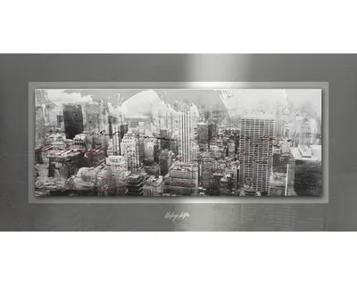 Produktbild von Metallbild City Life 100x50 cm