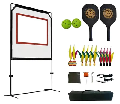 Produktbild von Badmintonnetz - Tragbares Netz - Für Outdoor und Garten - Leicht aufzubauen - Leicht zu transportieren