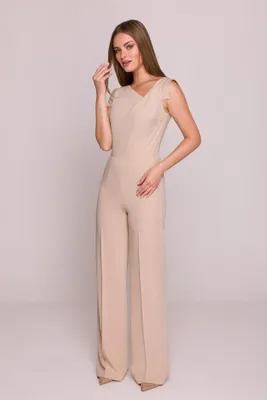 Produktbild von Stylove Jumpsuit für Frauen Sapphira S407 beige S