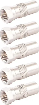 Produktbild von S/CONN maximum connectivity IEC-Stecker auf F-Stecker SET 5x (85323-SET5)
