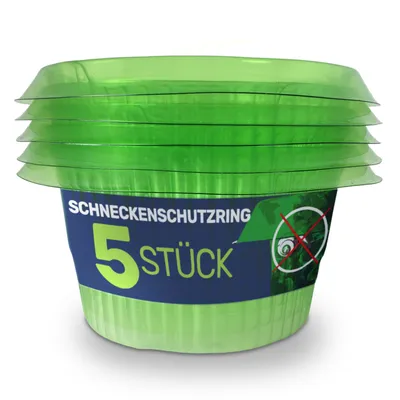 Produktbild von Schneckenschutzring Set Schneckenschutz Pflanzenkragen, Menge:5