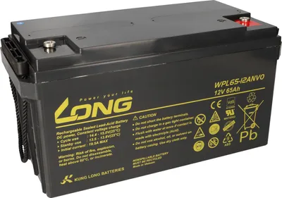 Image de Kung Long batterie au plomb WPL65-12AN 12V 65Ah M6 Longlife