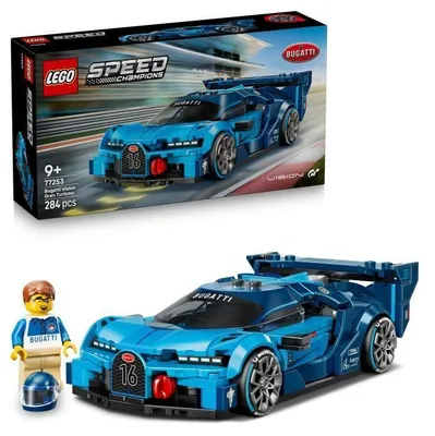 Zdjęcie produktu dla LEGO Speed Champions Bugatti Vision Gran Turismo Hypercar 77253, zestaw konstrukcyjny dla dzieci od 9 lat