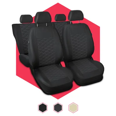 Immagine prodotto di Coprisedili auto Coprisedili universali Tappetino per sedili auto Coprisedili in pelle sintetica Grigio