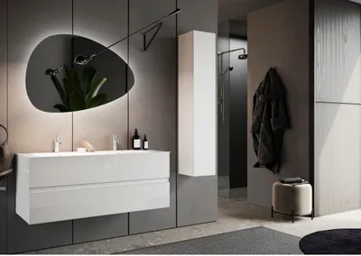 Produktbild von Meublorama MI-START-439013-10*1C/18KG, Weiß, 1 Tür(en), 260 mm, 250 mm, 1380 mm, 18 kg