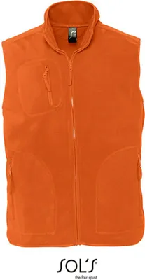 Image de SOLs 51000 | Gilet polaire Norway - Couleur : Orange - Taille : XS