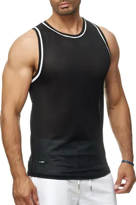Produktbild von Red Bridge Herren Tank Top Mesh Fresh Air Ärmellos Schwarz XXL