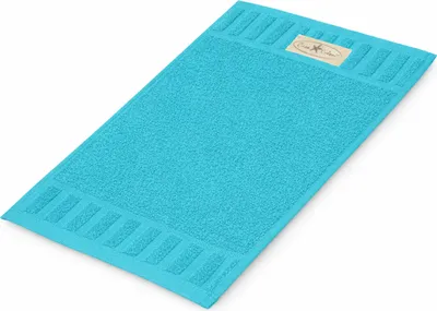 Produktbild von Casa Colori Frottier Gästetuch 30x50cm 30 x 50 cm petrol Hohe Farbbrillanz, Einfache Pflege
