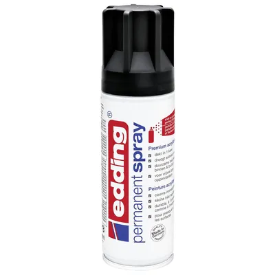 Image de edding 5200 "Permanent Spray", noir profond satiné