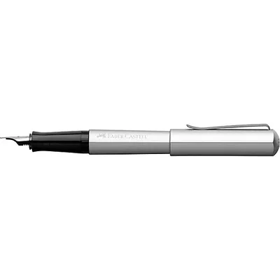 Produktbild von FABER-CASTELL Füllhalter Hexo silber Federbreite: B