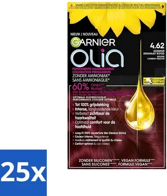 Produktbild von Haarkleurengel Füllung 4,62ml Donker Granaatrot Permanente Bulk 25stk