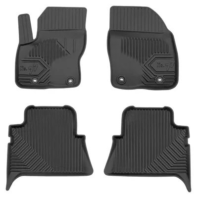 Immagine prodotto di Tappetini gomma vasca per Ford Kuga I 2008-2013 (SUV) – set 4 pezzi, nero, su misura