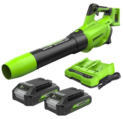 Productafbeelding van Greenworks 48V (24V x 2) accublazer met axiale zuigkracht, borstelloze motor en turbofunctie