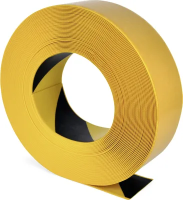 Produktbild von Bodenmarkierungsband WT-500 mit abgeschrägten Kanten, PVC, g/s, 75 mm x 25 m