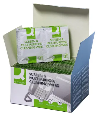 Produktbild von Q-Connect KF04503A Feuchte Reinigungstücher