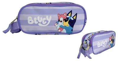 Productafbeelding van Bluey etui met twee vakken, 23 cm
