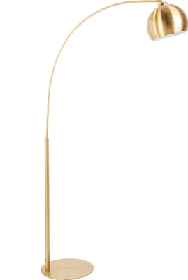 Produktbild von Elegante Bogenlampe LOUNGE DEAL 205cm gold Stehlampe