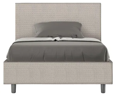 Immagine prodotto di Letto 1 Piazza e Mezzo 120x200 cm con Rete e Contenitore Adele Labirinto 01 Bianco