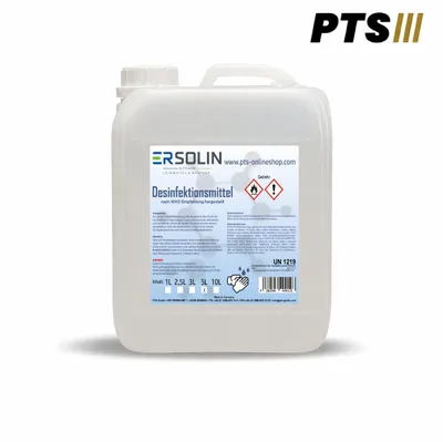 Produktbild von Ersolin Hände-Desinfektionsmittel | nach WHO Empfehlung 5 L Labor