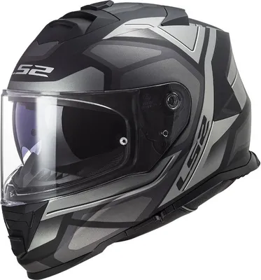 Produktbild von LS2 Integralhelm "FF800 Storm II Faster" schwarz / titanium matt, Gr. 55 / 56 = S