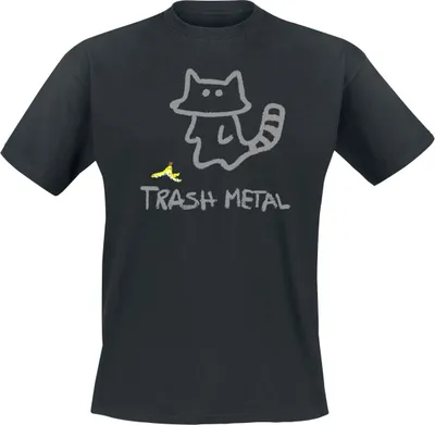 Produktbild von Tierisch T-Shirt Herren Trash Metal schwarz L