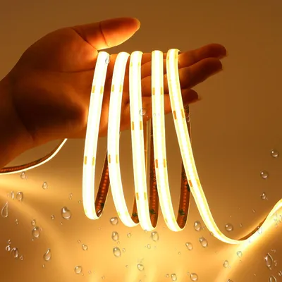 COB LED Strip 6M 12V 2700K Warmweiß CRI 90+ 320 LEDs/m