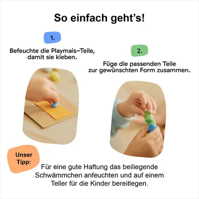 Produktbild von PlayMais Classic 400, Bastelset für Kinder, 3 Jahr(e), Mehrfarbig, 400 Stück(e)